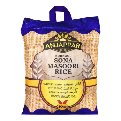 Anjappar - 10kg Sona Masoori Rice